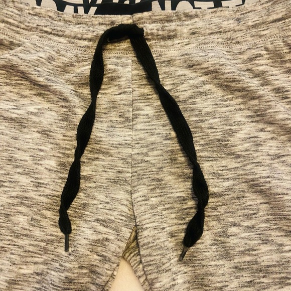 Rue 21 Grey and Burgundy Joggers with Drawstring Double Waisted Size S EUC - Picture 2 of 7